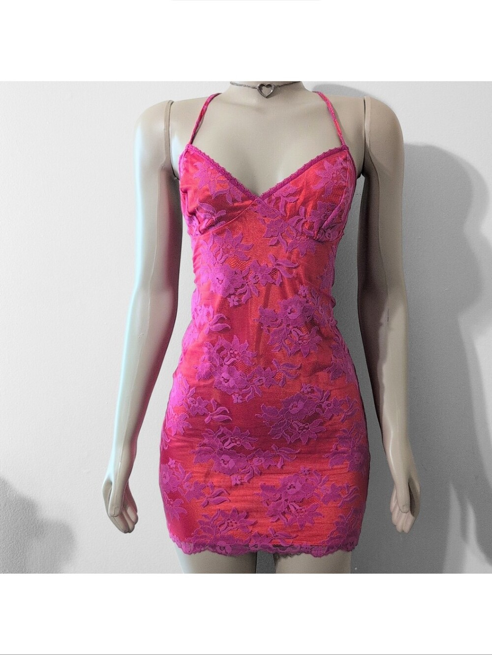 90's Victoria's Secret Lace Mini Dress